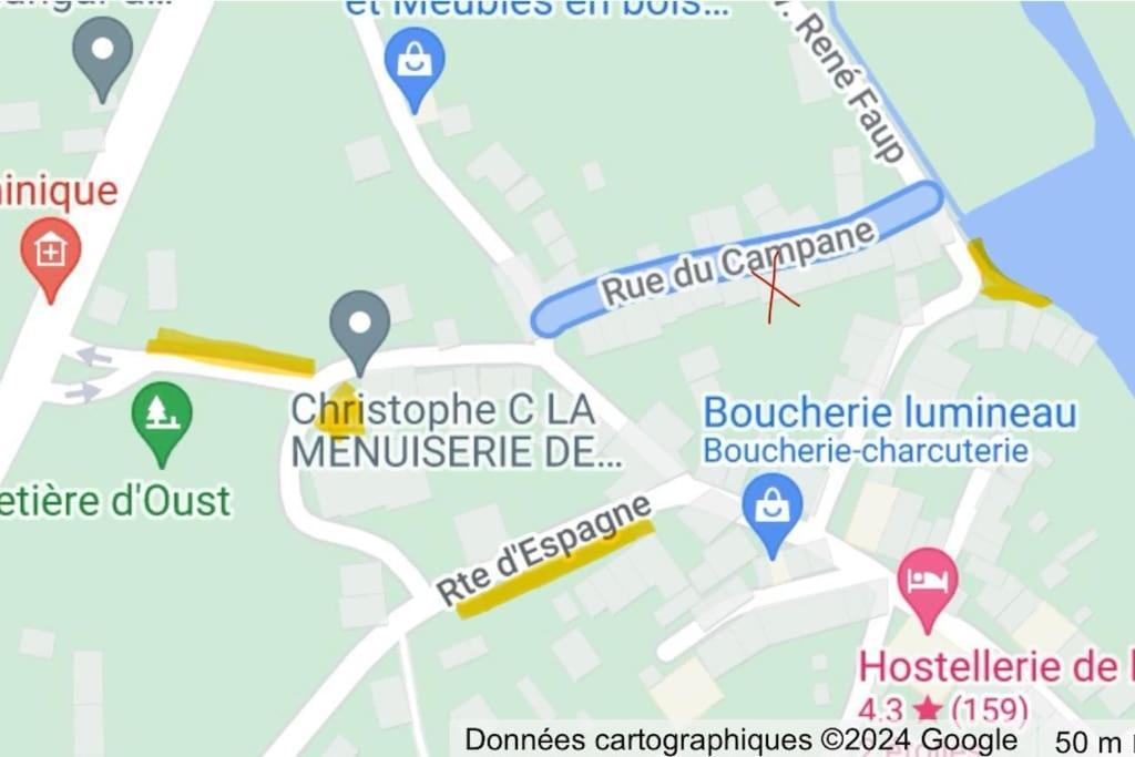 La Petite Ourse Maison De Village A Oust Zewnętrze zdjęcie